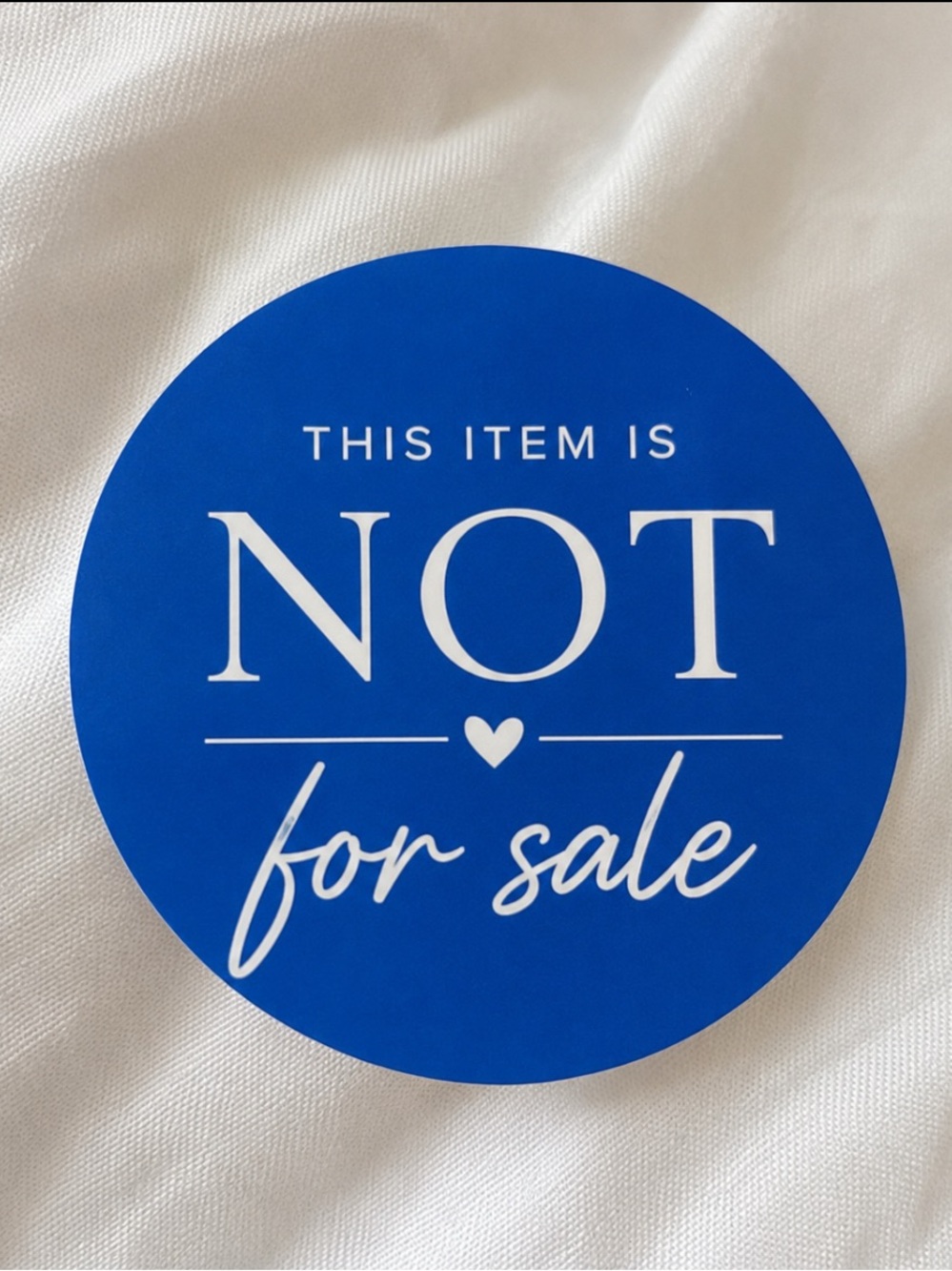 Not for sale